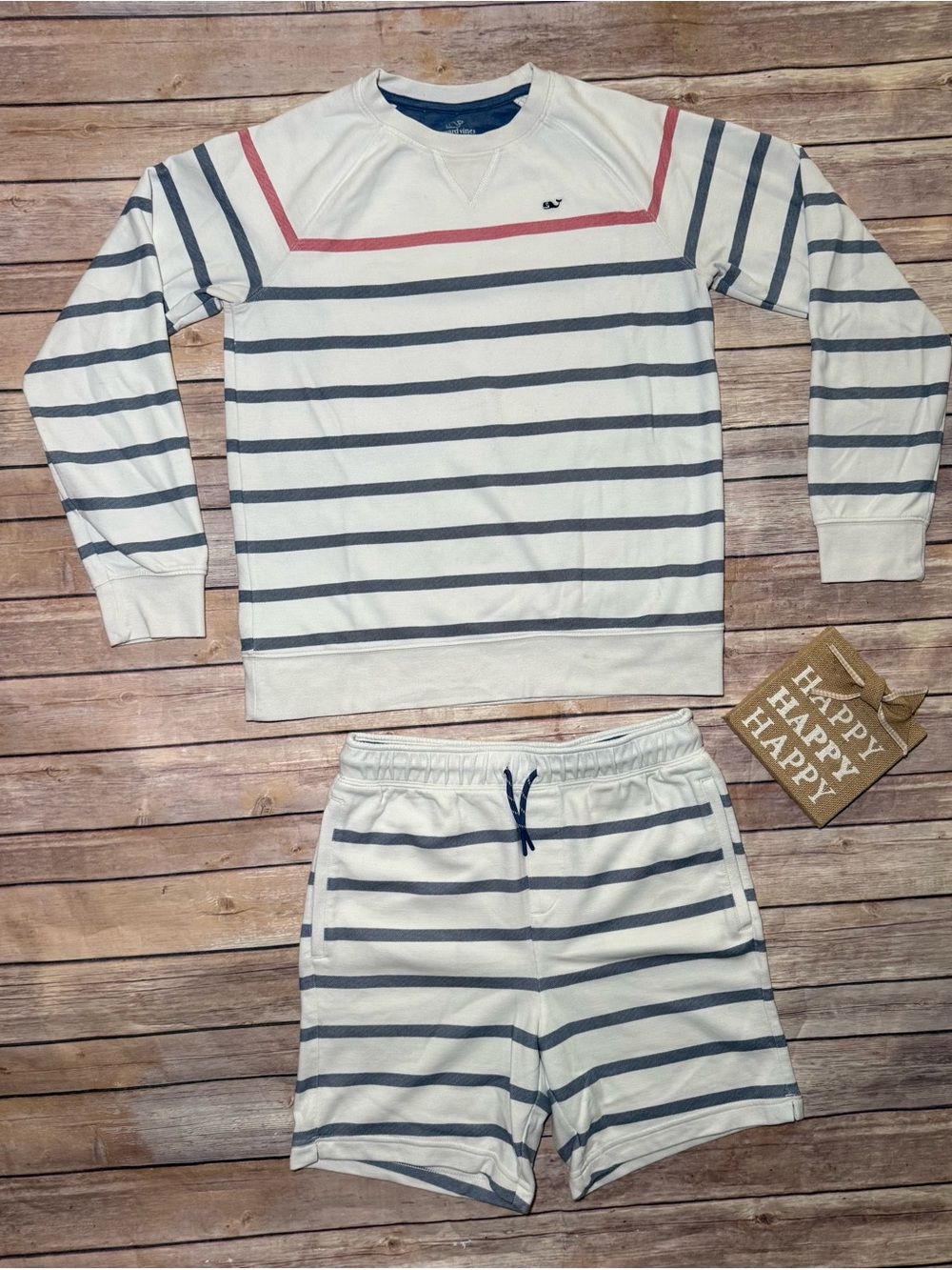 Vineyard Vines Girls matching shorts set Top size XL~shorts size L